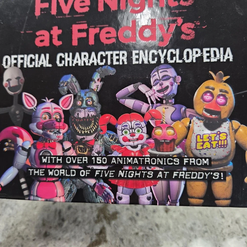Five Nights at Freddys Official Character Encyclopedia FNAF Guide Book Hardcover
